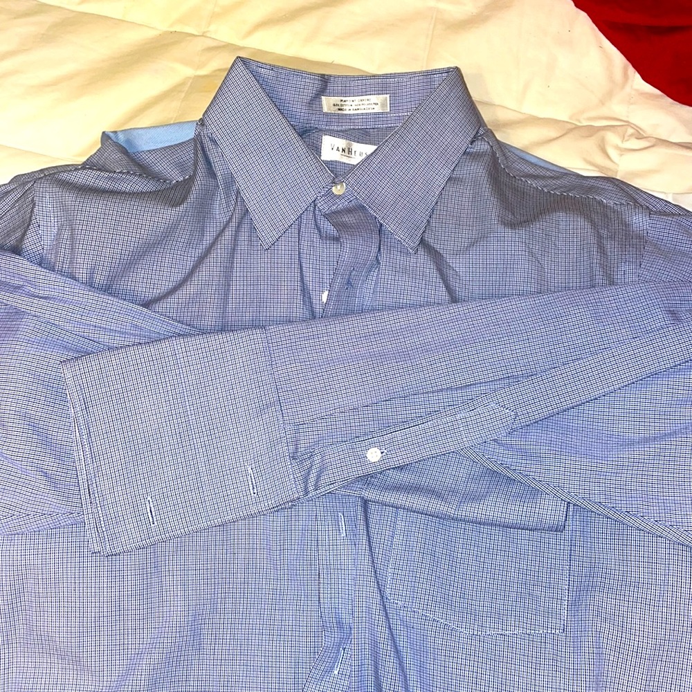 Mens French cuff dress shirts